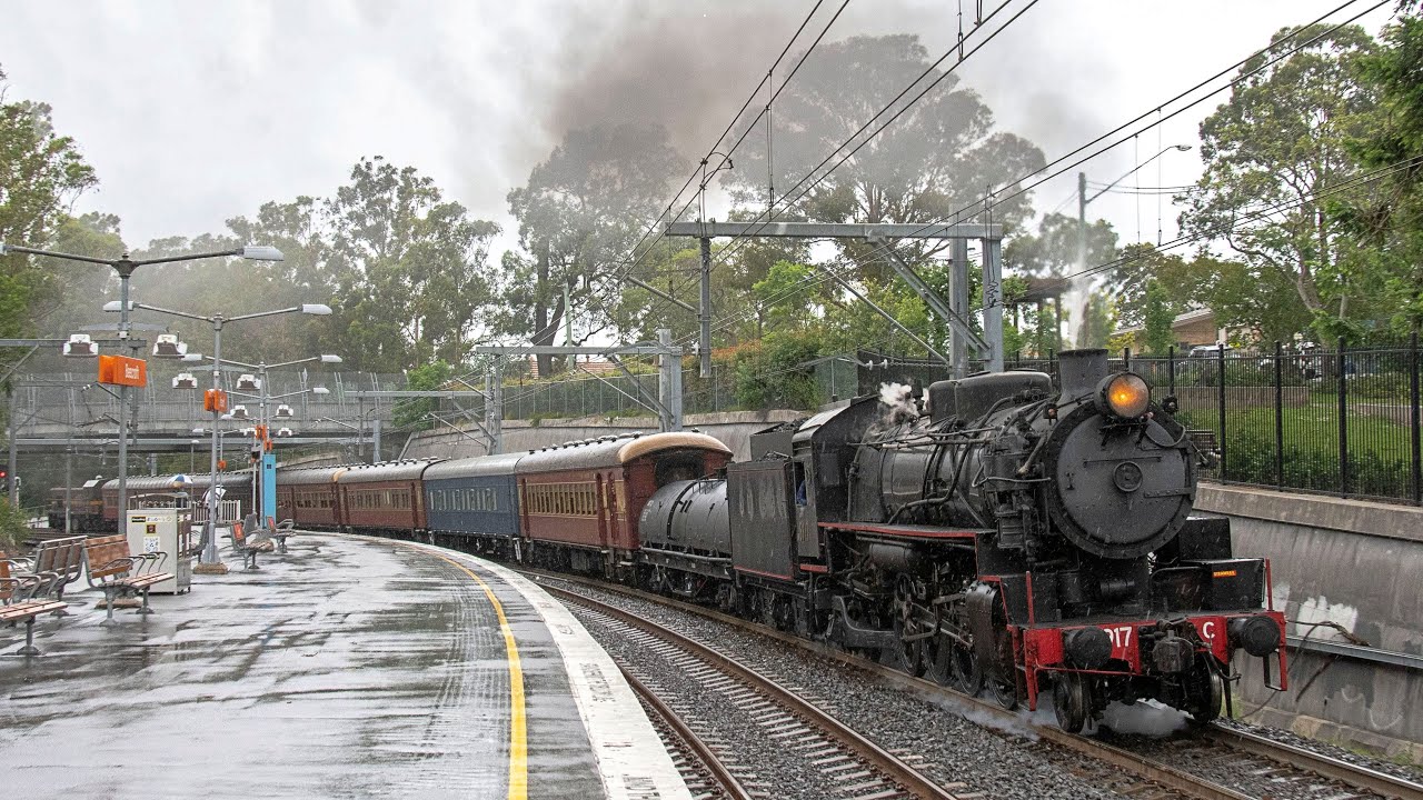 5917 Wraps up Steam Season NSW Style! (Picnic Trains' Kiama Picnic Train & Transfer) | 5917 & 4716