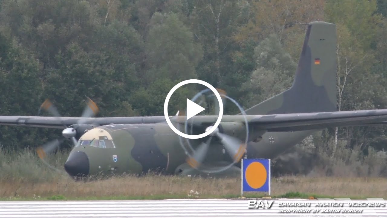 Transall C-160D - German Air Force 50+36 - engine test run at Manching Air Base