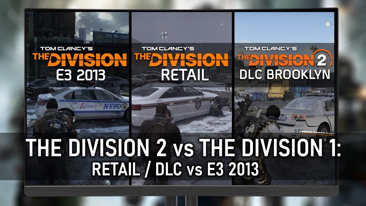 The Division 2 vs The Division 1 vs E3 2013 - Graphics & Performance Comparison