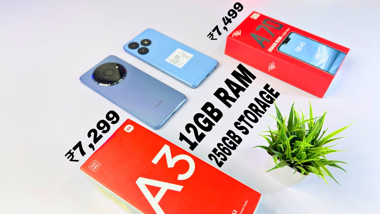 Unboxing and Comparison: Redmi A3 vs Itel A70 🔥
