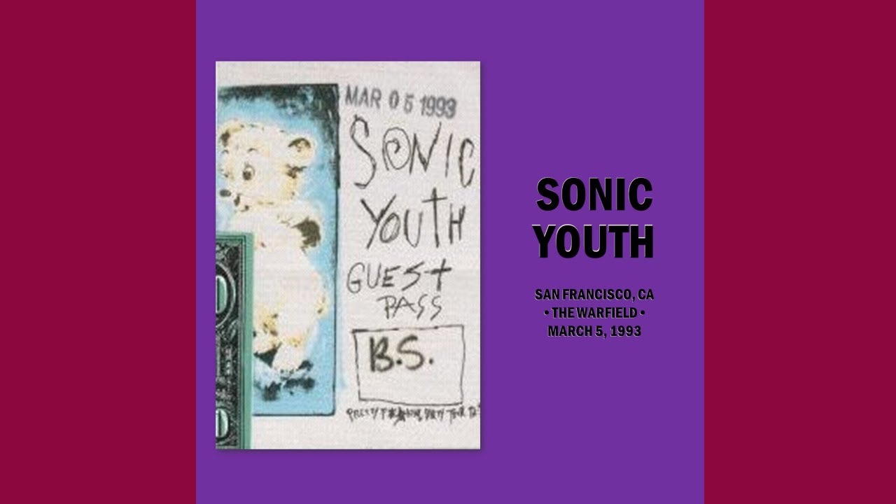Sonic Youth - White Cross (Live At The Warfield 1993)