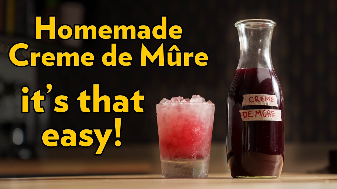 How to make Blackberry Liqueur! Creme de Mûre
