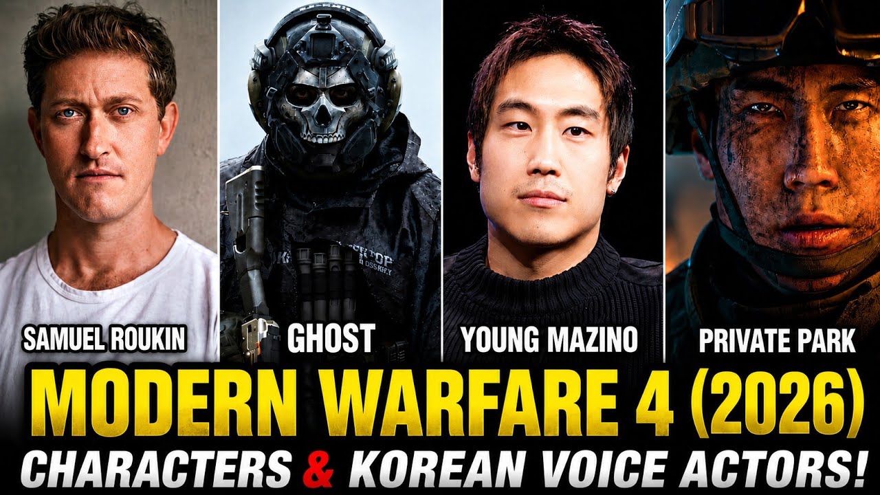 All Characters & Korean Voice Actors | Call of Duty: Modern Warfare 4 (2026)