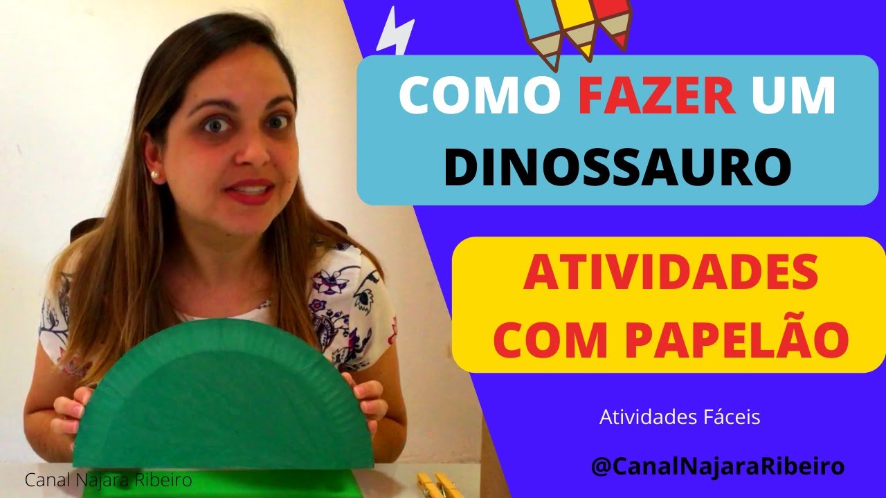 Como fazer um dinossauro fácil