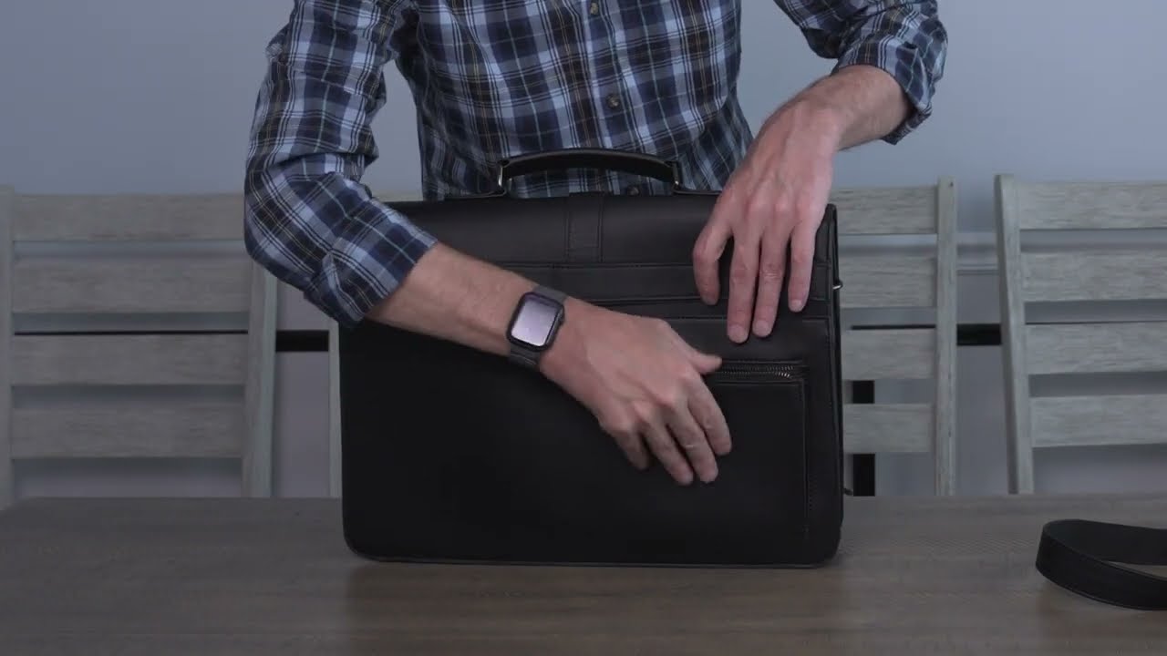 Messenger Bag Briefcase for 15.6 Inch Laptop, Water-Resistant for Business, Travel, Office, School