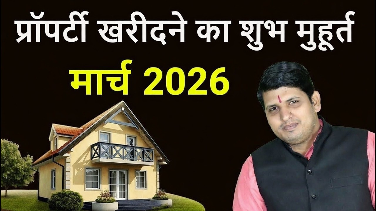 प्रॉपर्टी खरीदने का शुभ मुहूर्त मार्च 2026| Property Purchase Muhurt March 2026, Shubh muhurat