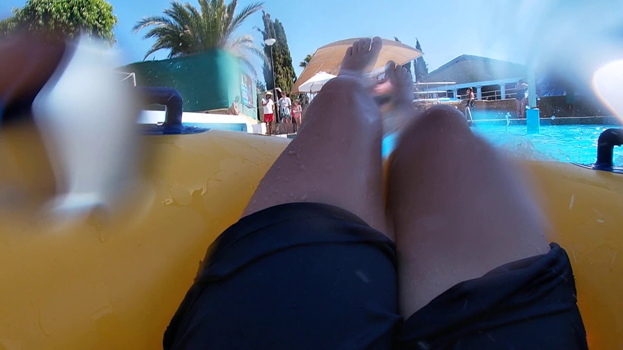 Crazy cone water slide