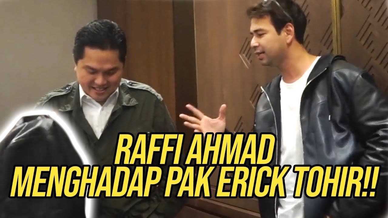 RAFFI BONGKAR ISI DOMPET DAN TAS PAK ERICK TOHIR!! MENTERI PALING HITS SE-INDONESIA!!!