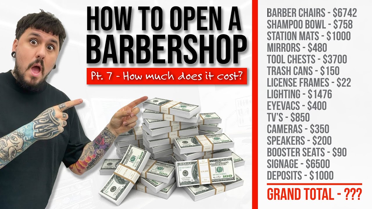 How to Open a Barbershop 💈 Part 7 - How much does it cost?