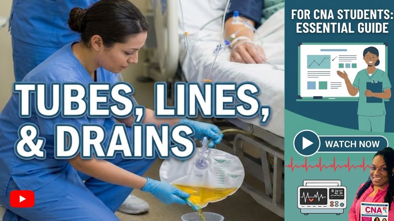 🩺 CNA& PCT Exam Prep | Tubes, Lines & Drains Made Simple