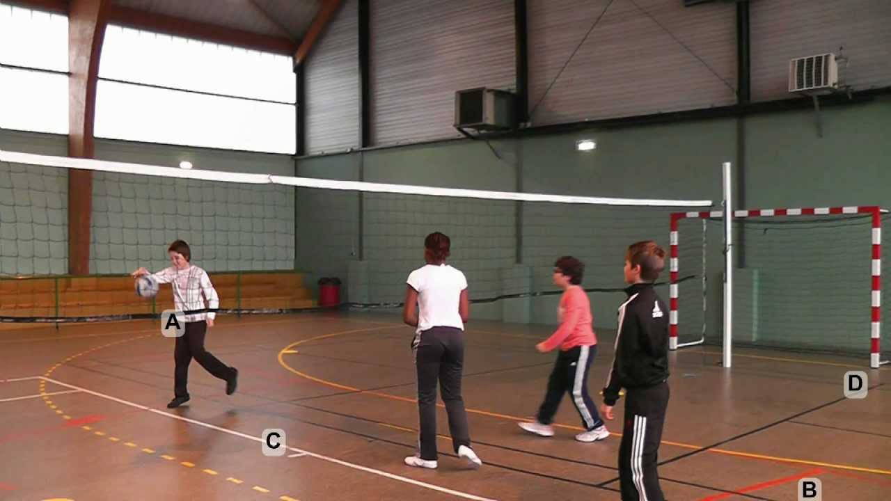 SEANCE TYPE DE VOLLEY-BALL AU COLLEGE