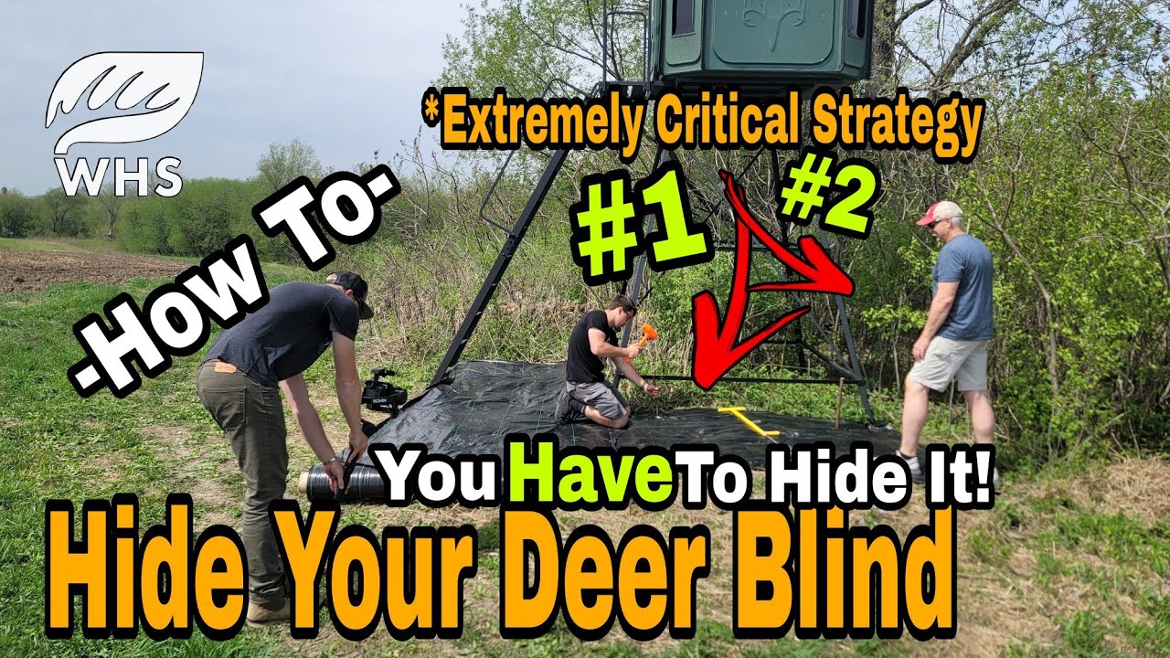 4 Ways To Hide A Deer Blind