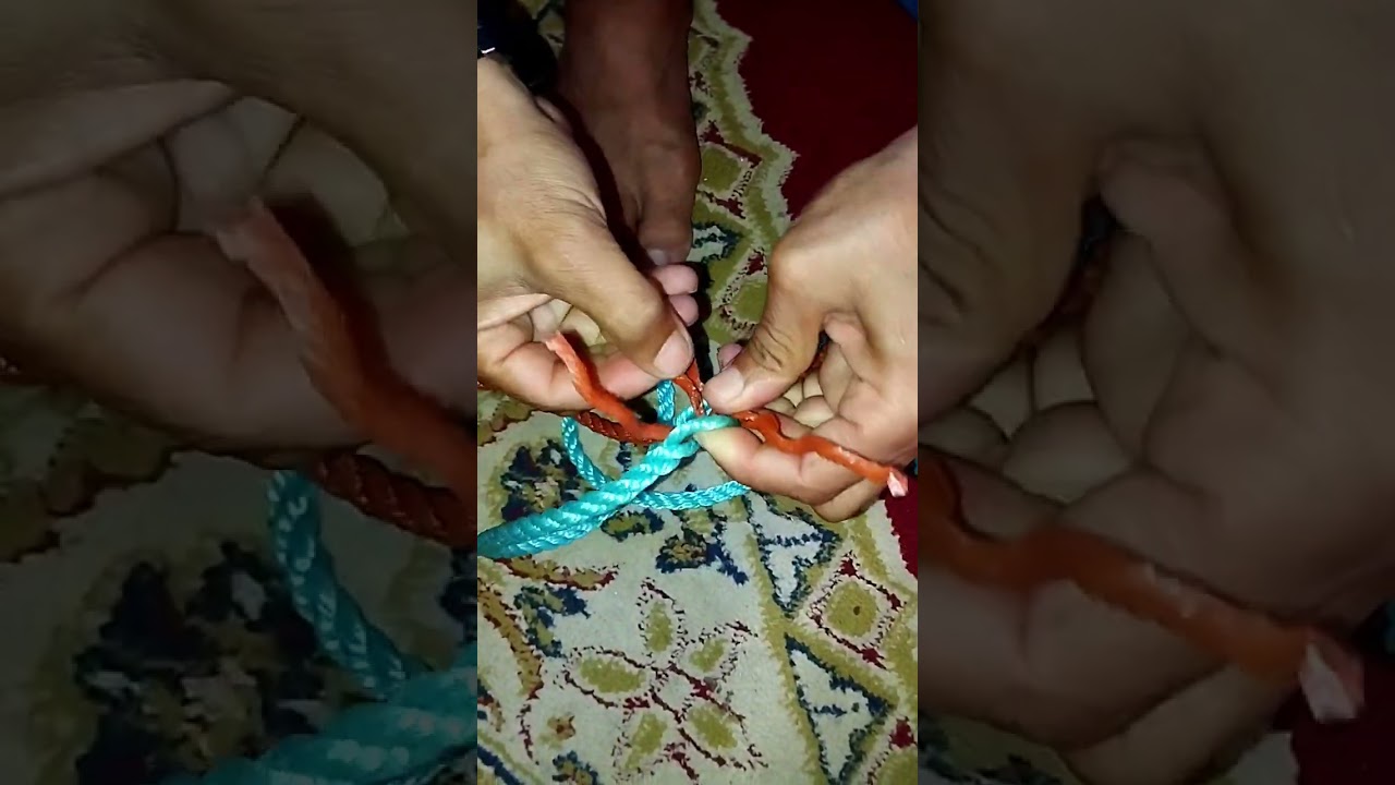 البيسورة أو تكشتيرة تكشتيلة  حبلين مختلفين