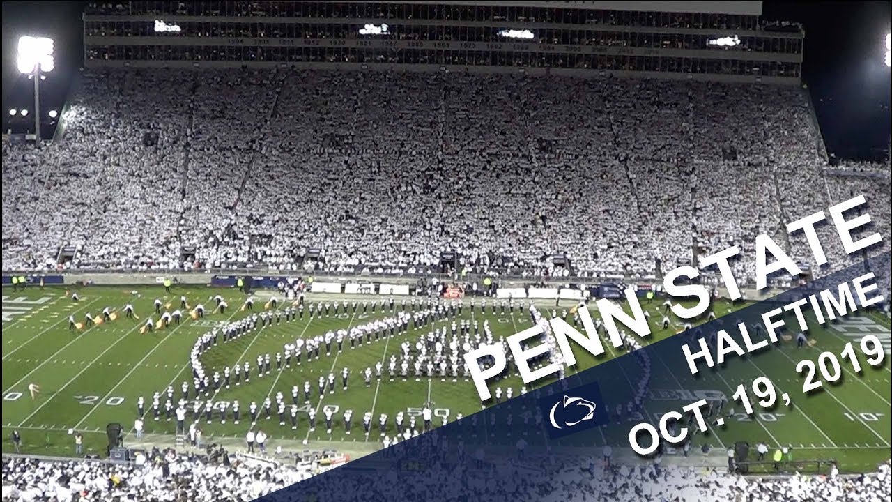 Penn State Blue Band Halftime Show.  October 19, 2019.