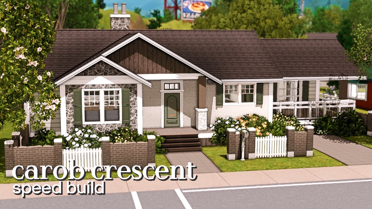 Рожковый полумесяц | The Sims 3: Speed ​​Building + CC Links