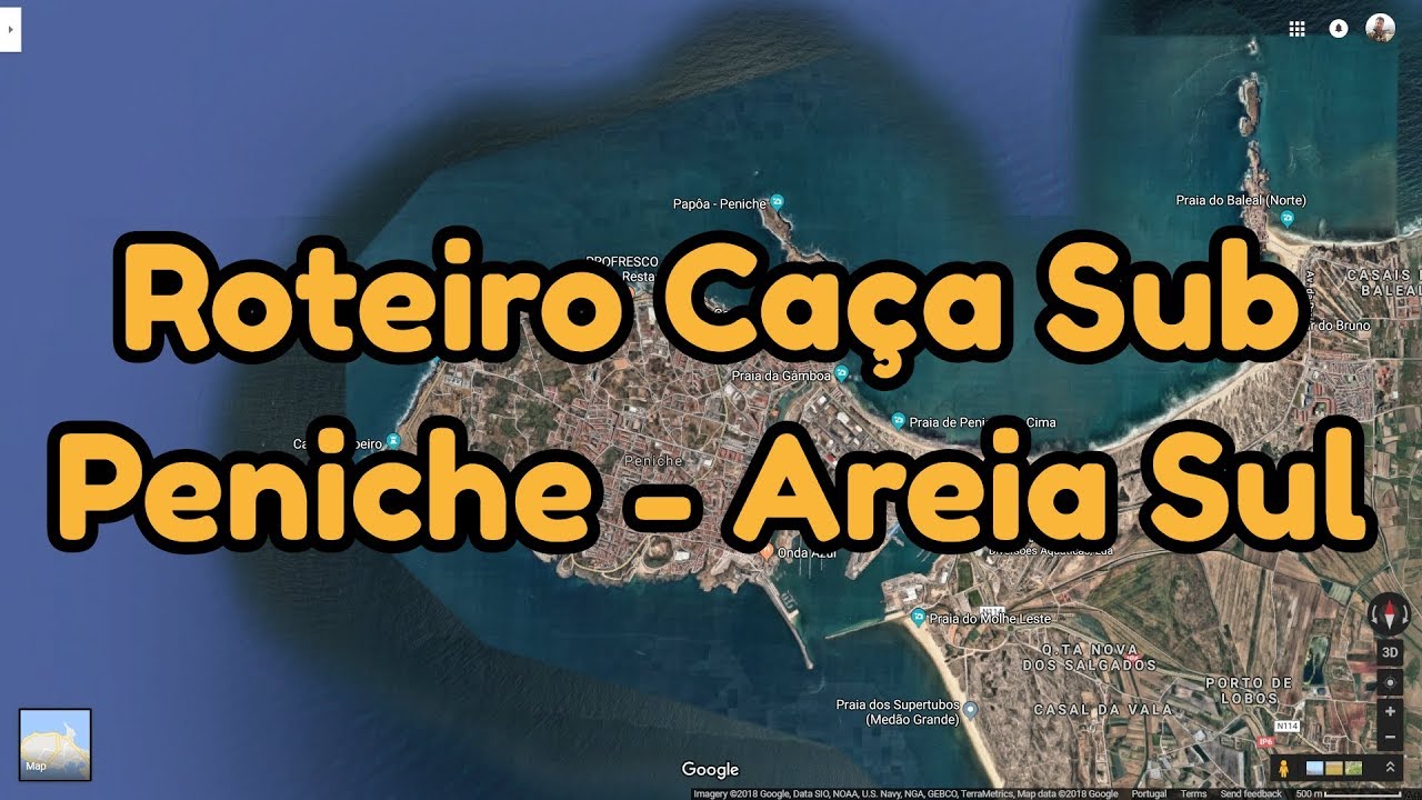 Roteiro  de Caça Submarina - Peniche #4 - Sul de Peniche (Pesca Submarina Peniche, Portugal)