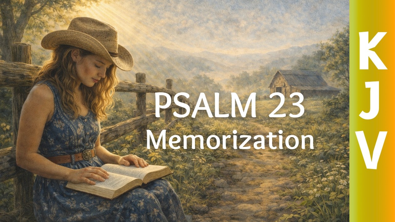 Psalm 23 KJV Memorization Song – The Lord Is My Shepherd – 1 Hour Country Bible Song