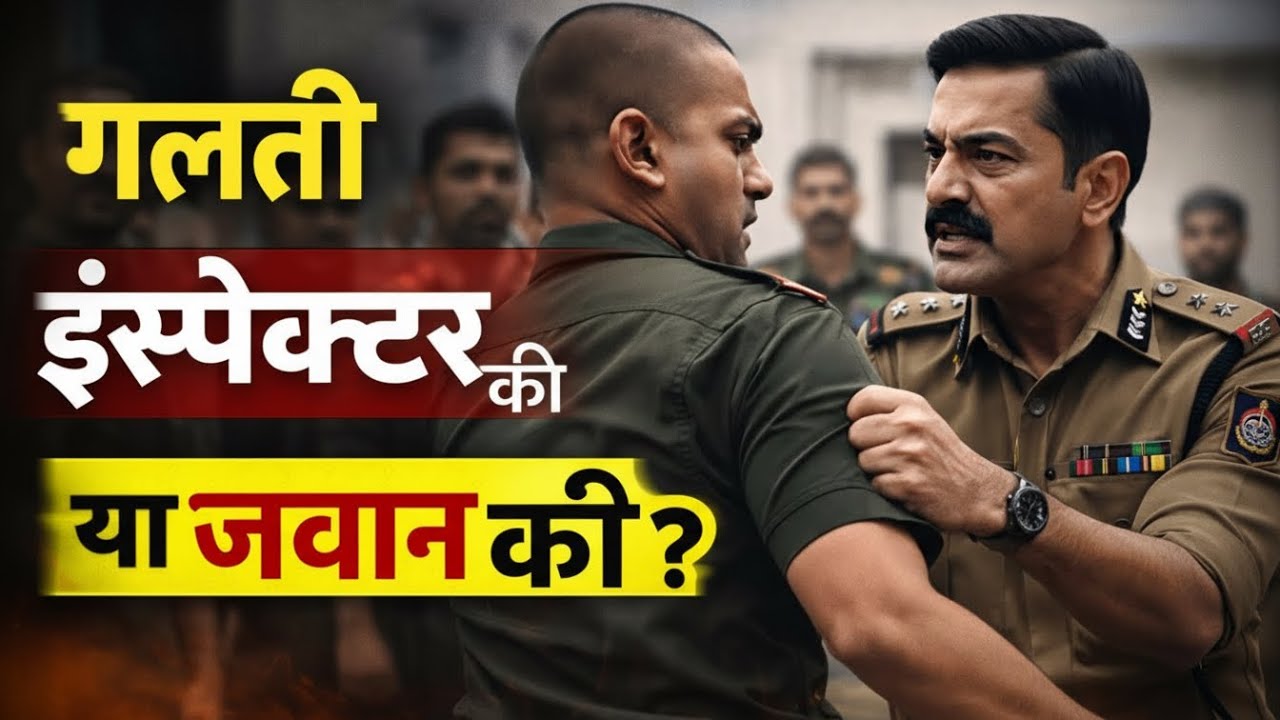 सबके सामने जवान को धक्का दिया… फिर इंस्पेक्टर के साथ जो हुआ, किसी ने नहीं सोचा था