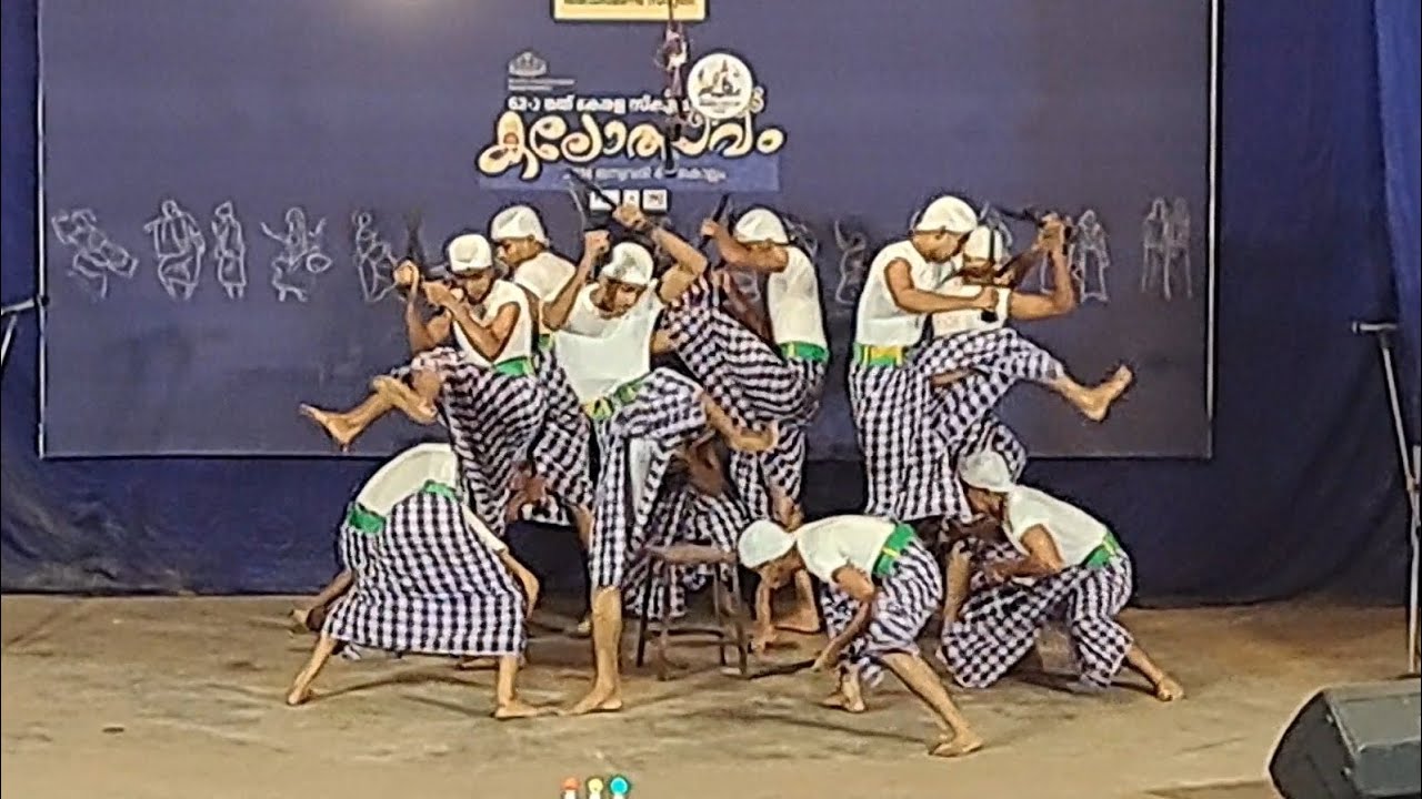 anjarakandy hss kannur Kolkali state kalolsavam 2024 kollam