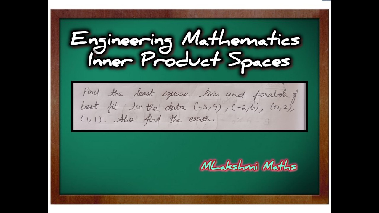 Engineering Mathematics Inner Product Spaces