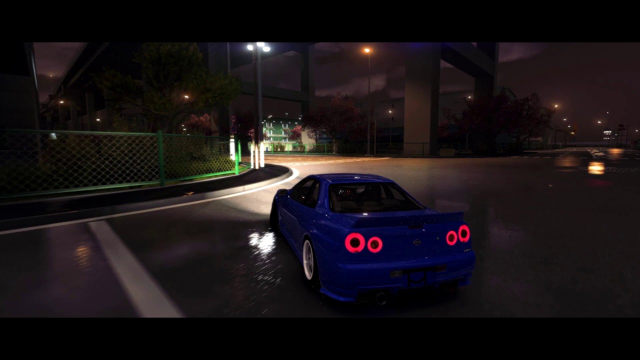 Assetto Corsa TrackIR Pro 4 Daikoku Rain Test