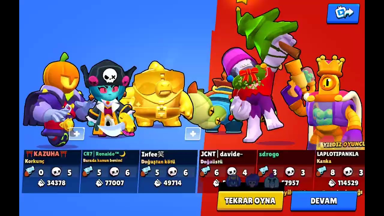 Bugün brawl Stars ta kupa kasıyoruz!!!Brawl Stars