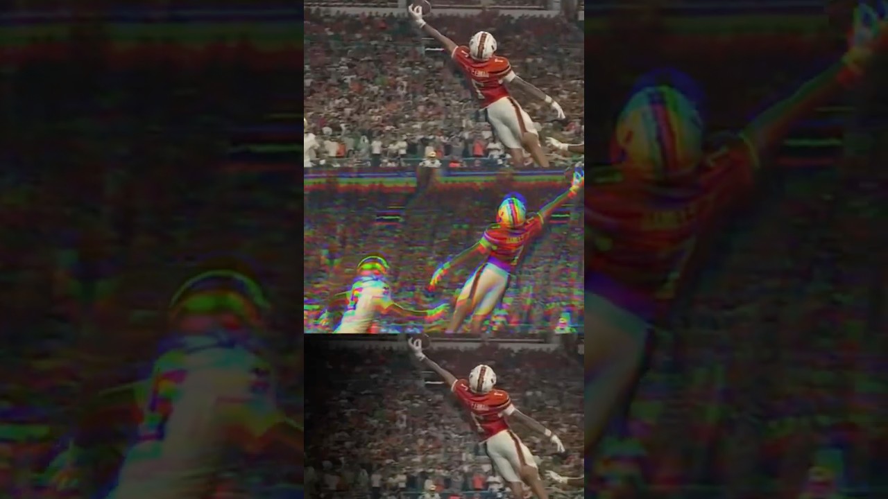 Miami&rsquo;s CJ Daniels Jr. Makes the Catch of the Year in week one?! 🏈