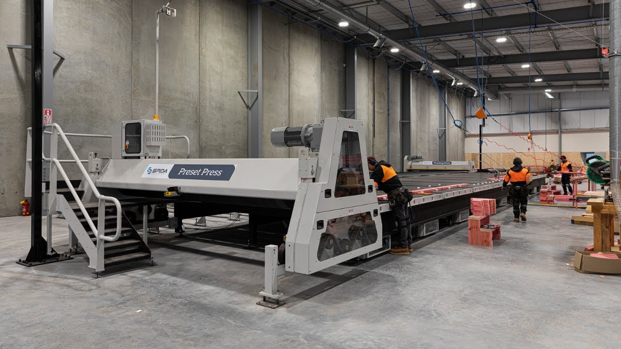 Spida Roller Plant - A Full Roof Truss Solution!
