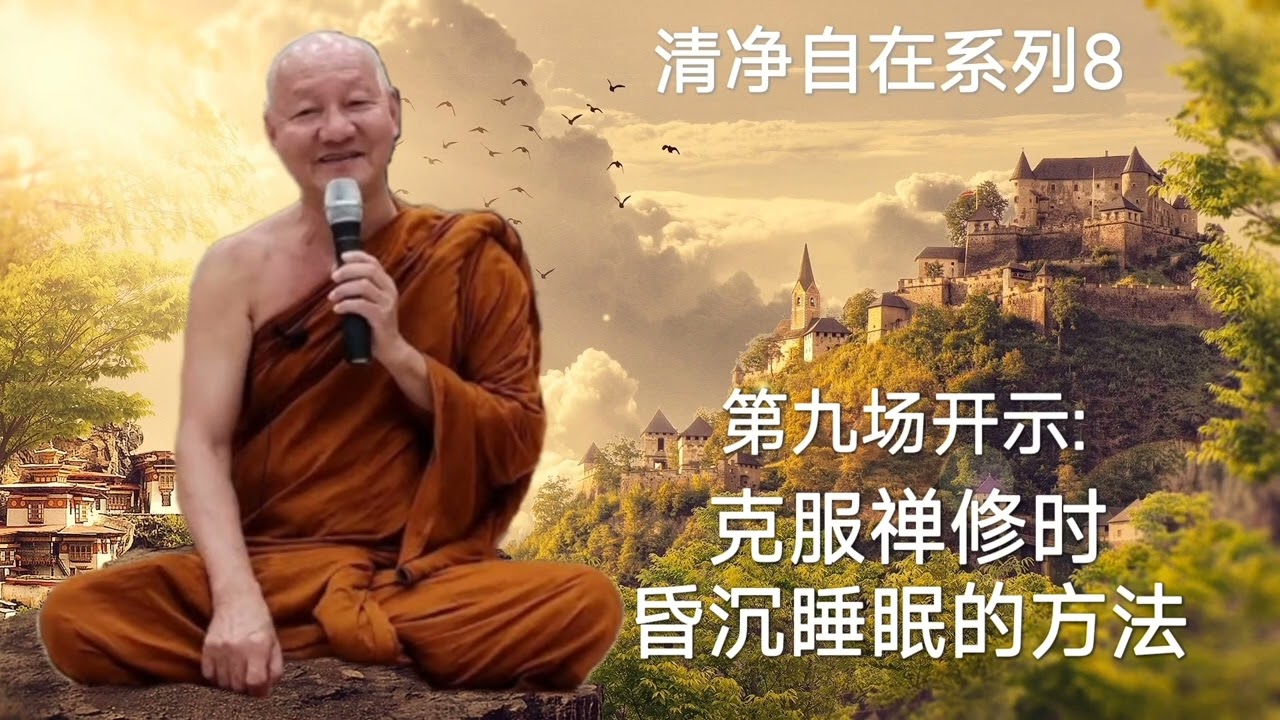 慧光尊者Ajahn jutipañño 清净自在系列8❊第九场开示：克服禅修时昏沉睡眠的方法❊