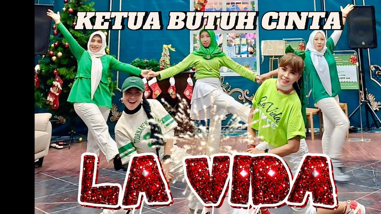 KETUA BUTUH CINTA | Line Dance | Demo : LA VIDA Dance | Choreo : CAECILIA MARIA FATRUA (INA)