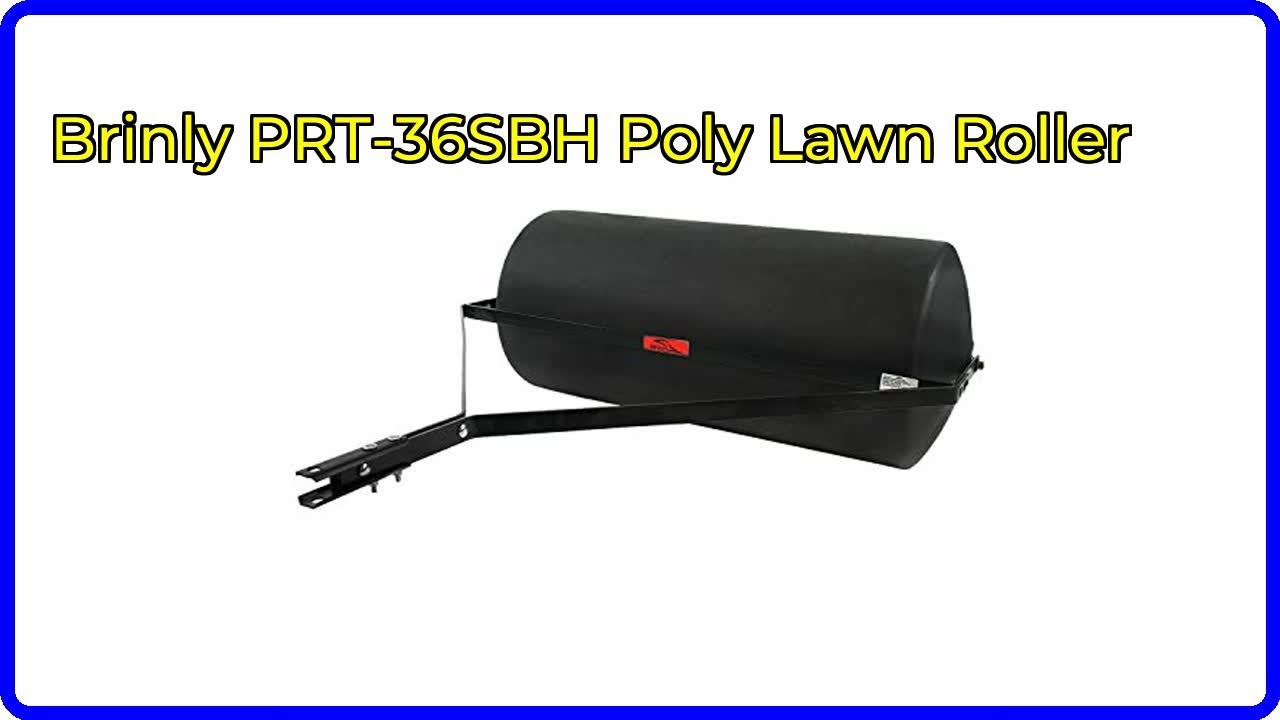 REVIEW: Brinly PRT-36SBH Poly Lawn Roller. ESSENTIAL details.
