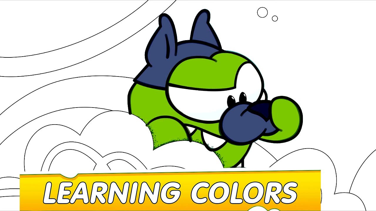 Colouring Book - Learning colours with Om Nom:  Nomerella