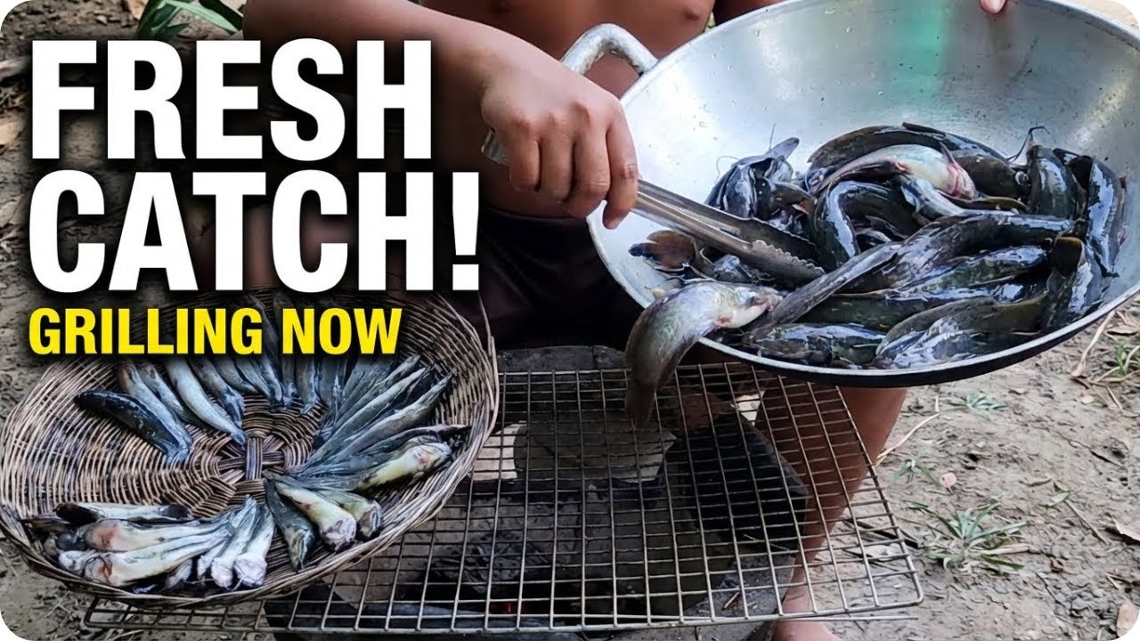 Catch & Cook Catfish | Traditional Outdoor Preparation of Catfish