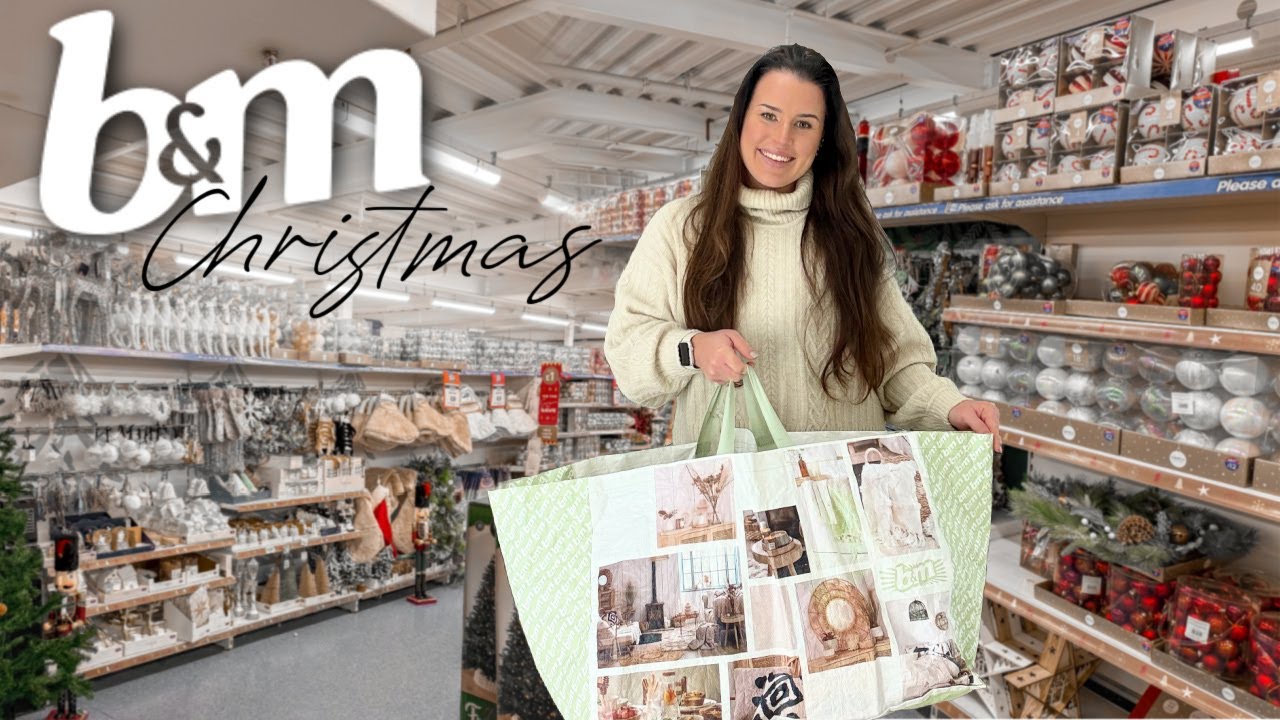B&M SHOP WITH ME | NEW IN CHRISTMAS & GIFT IDEAS 2024 🎄