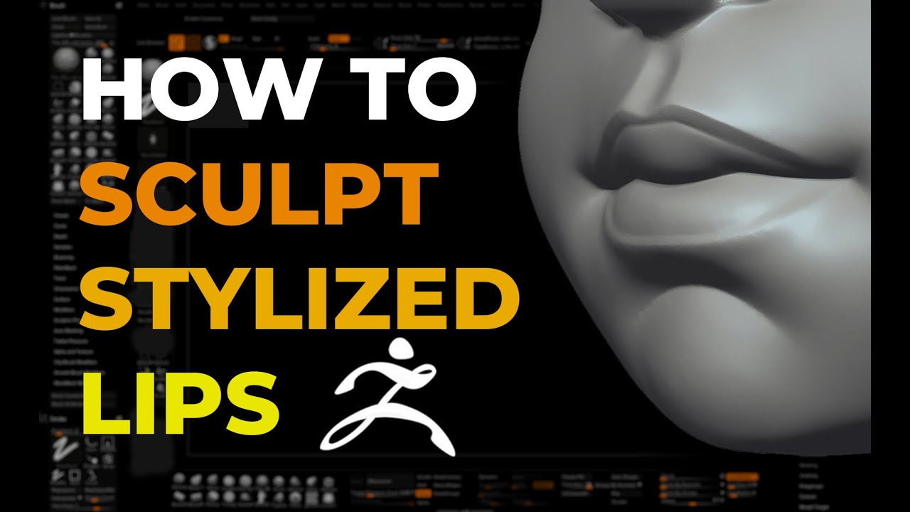 How To Sculpt Stylized Lips In Zbrush