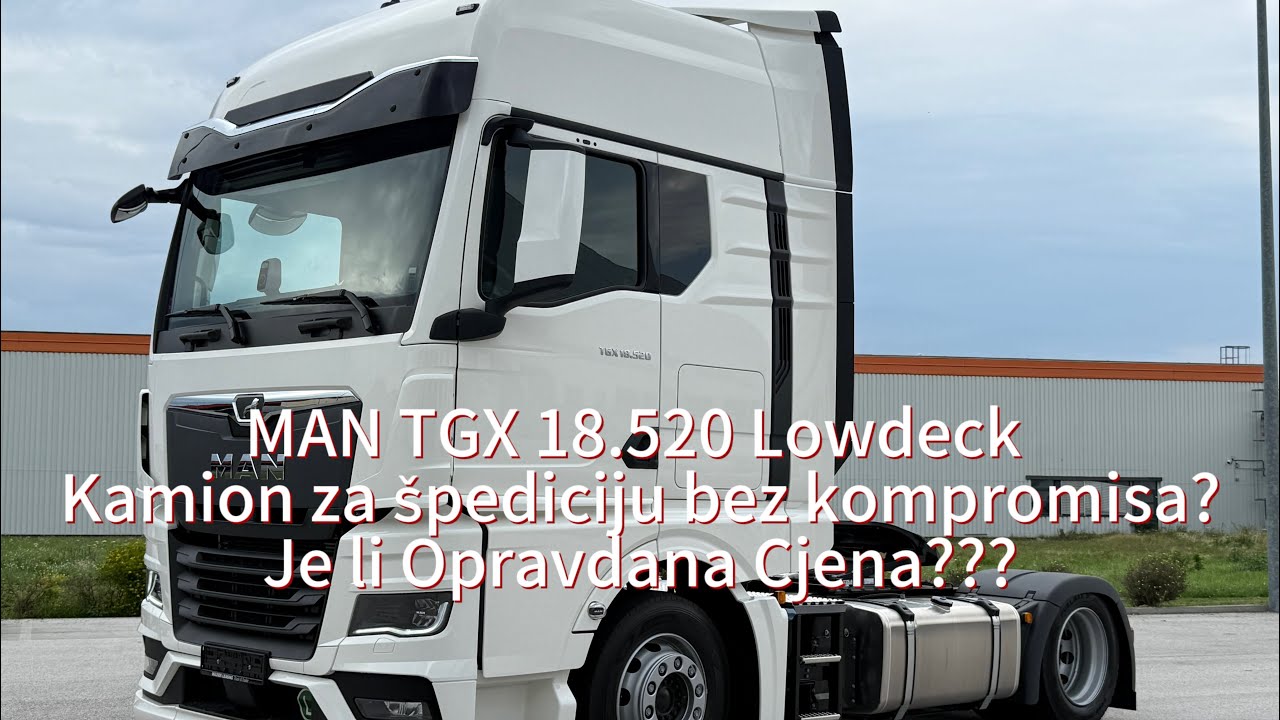 MAN TGX 18.520 mega sa Podesivim Sedlom…  Klasicni Kamion za špediciju bez kompromisa?  Opravdano???