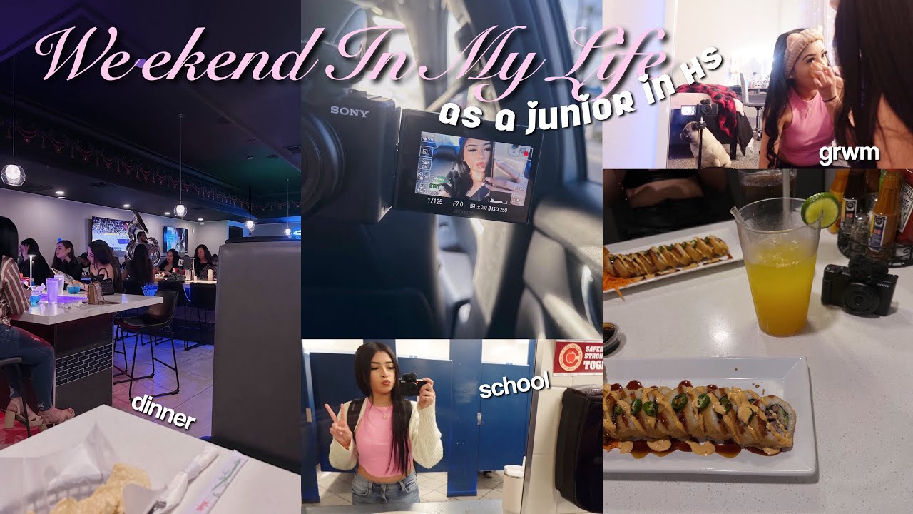 weekend in my life as a junior in highschool 🎀