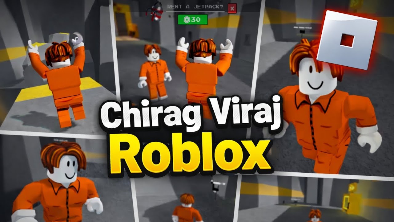 #13 Chirag Viraj Roblox 😱 Prison Escape Gameplay | Roblox Funny Moments 🏃‍♂️🔥 