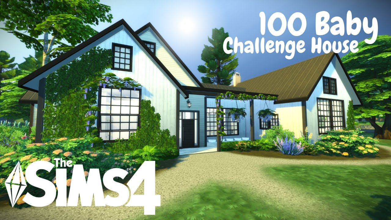Another perfect 100 baby challenge house | Sims 4 Speed Build
