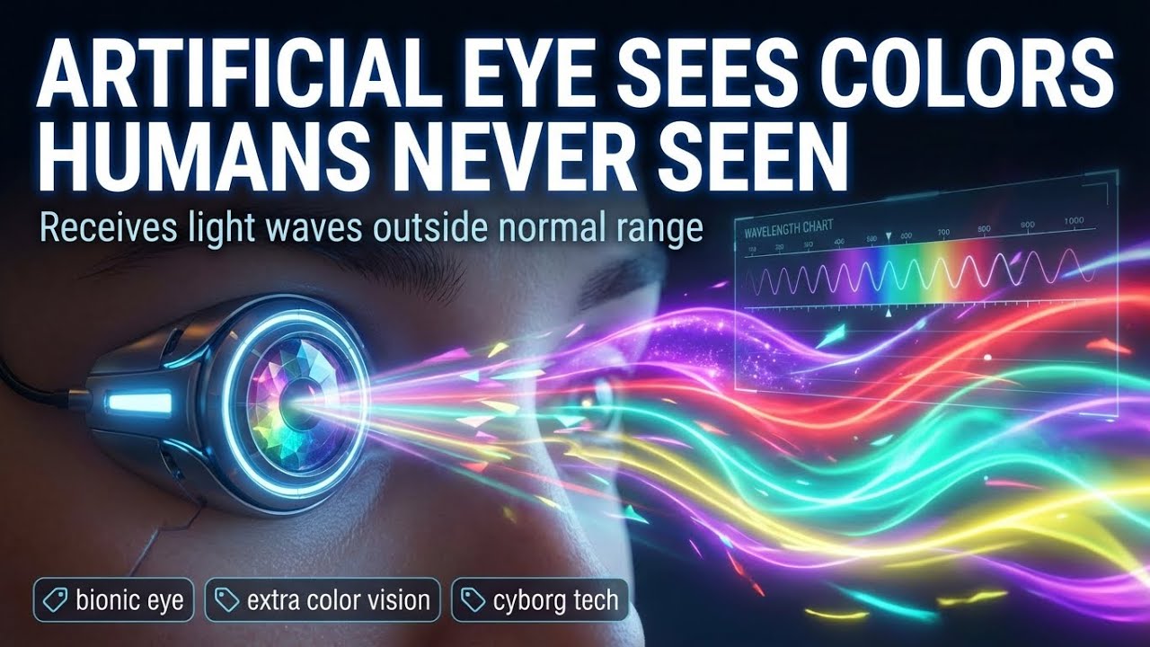 Artificial Eye Sees Colors Humans Never Could &mdash; Bionic Vision Breakthrough