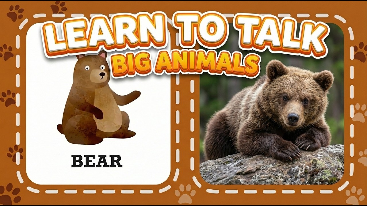 BIG ANIMASLS - Learn to Talk - By Baby Say channel