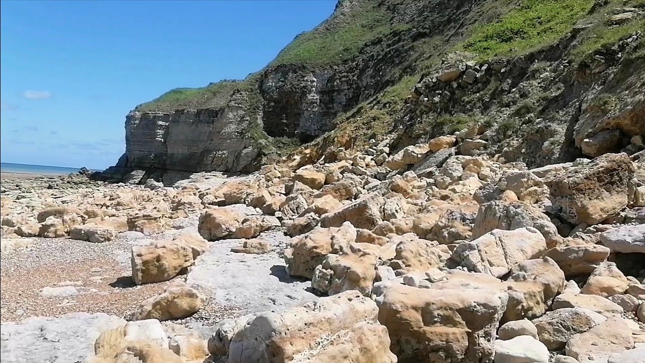 Orpaillage et prospection en Normandie -  premières impressions sur les falaises et rochers
