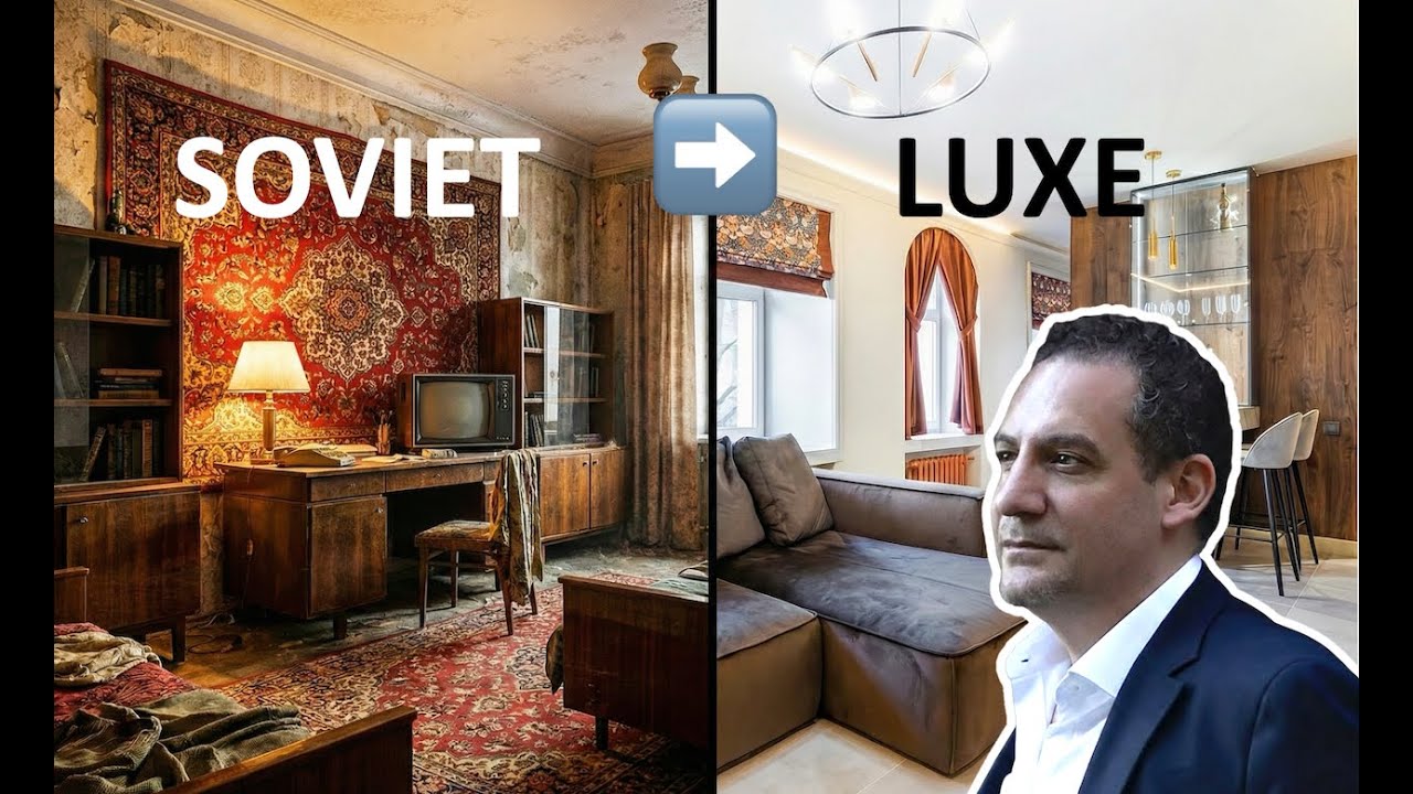MOSCOU : J’ai rénové cet appartement soviétique en intérieur de luxe.