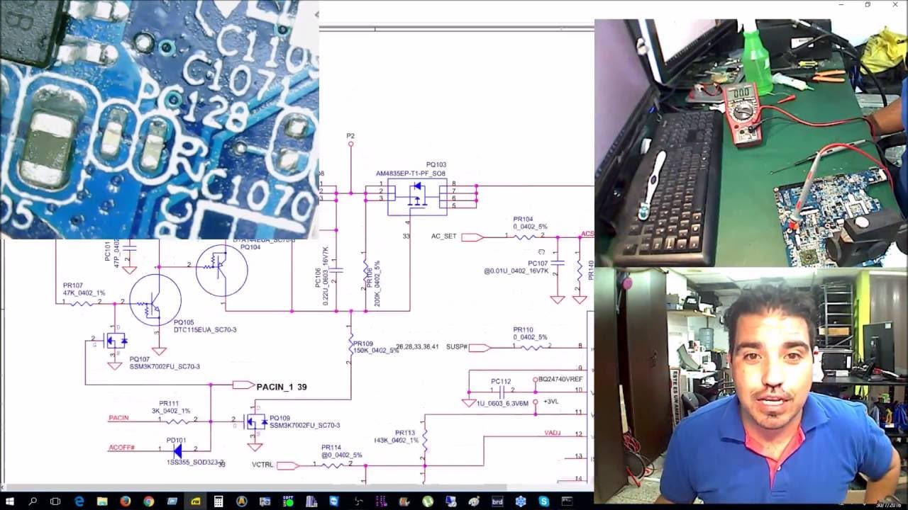 Reparacion CQ40 AMD no enciende por no detectar el cargador.