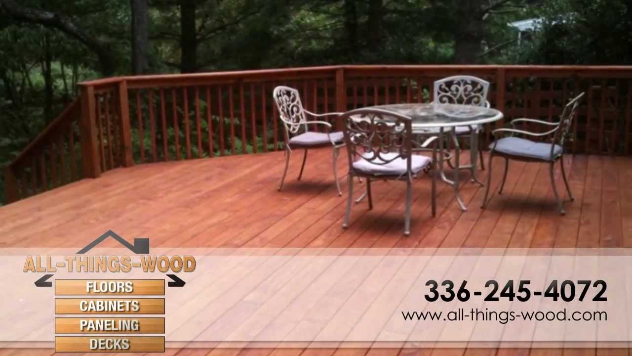 All-Things-Wood, Winston-Salem, NC   = Hardwood Floors, Cabinets, Fences, Decks, Teak Furniture,