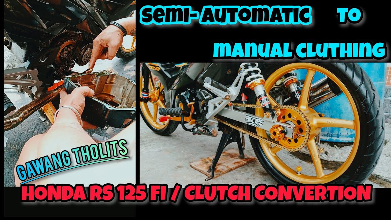 Rs 125 fi CLUTCH CONVERTION | Gawang Tholits  | @racewaymotovlog1808  @tholitslayas8832