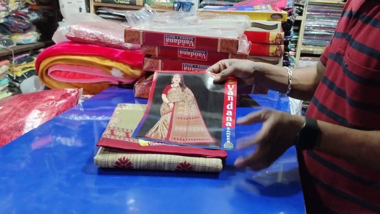 Bandana cotton saree dwibedy Garmennt jignipur👈Mob-7358272486 💖👈
