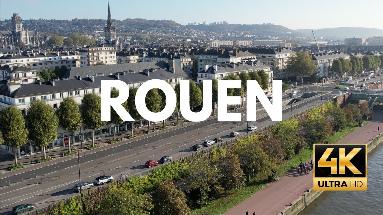 ROUEN 🇫🇷 France | 4K Drone Cinematography