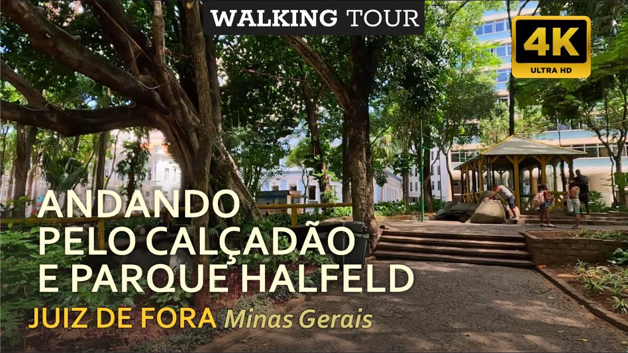 Conhecendo o Calçadão e Parque Halfeld, Juiz de Fora (MG) #walkingtour #gopro12