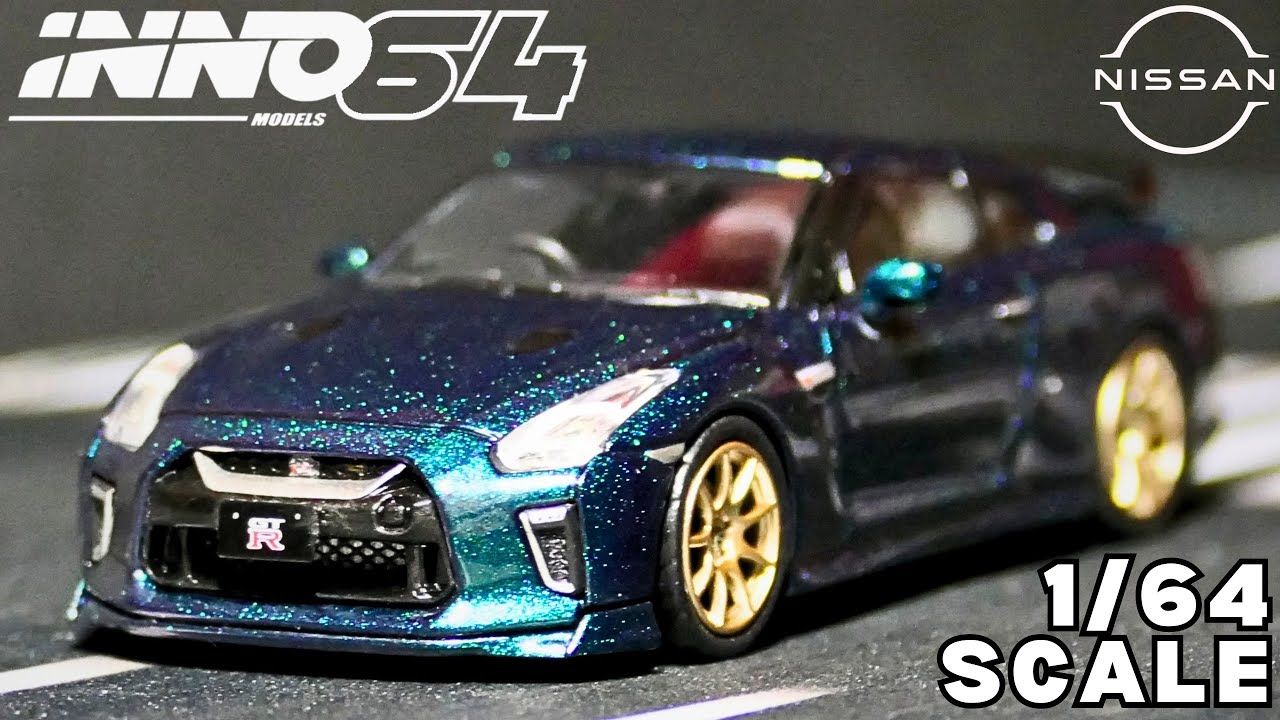 Unboxing INNO64 Nissan GT-R R35 T-Spec | Midnight Purple
